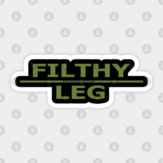 10-36 Tee - Filthy Leg Sticker by WarStories